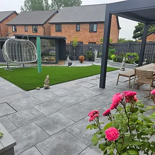 Landscaped garden in Northumberland by Elliott James Robinson